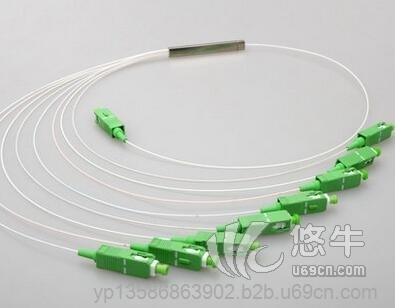 PLC分光器1分8微分光纤分路SC/APC广电专用微型钢管试0.9图1