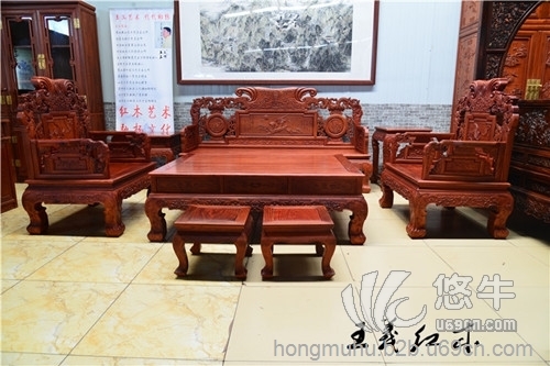 老挝酸枝沙发，厂家老挝酸枝沙发，王义红木家具图1