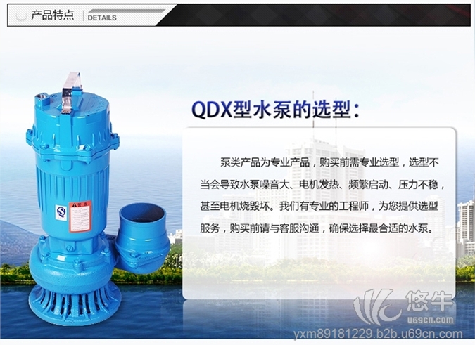 扬州佳欣QDX潜水泵
