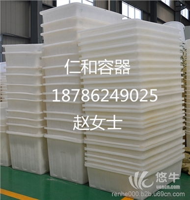 贵州厂家直销500L塑料方桶，周转箱图1