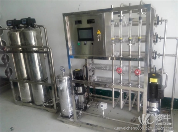 苏州水处理一体化PLC控制不锈钢高纯水设备纯化水设备EDI去离子二级反渗透设备净化水设备