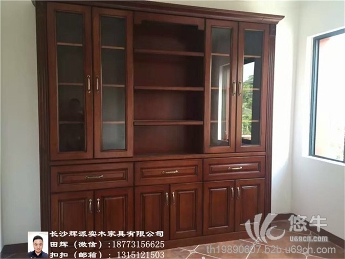 湖南长沙实木家具厂企业网站，实木酒柜、书架订制真材实料
