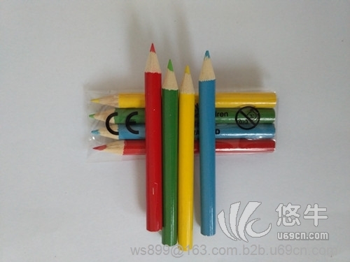 威圣迷你4色彩色铅笔/短支铅笔/绘画用笔