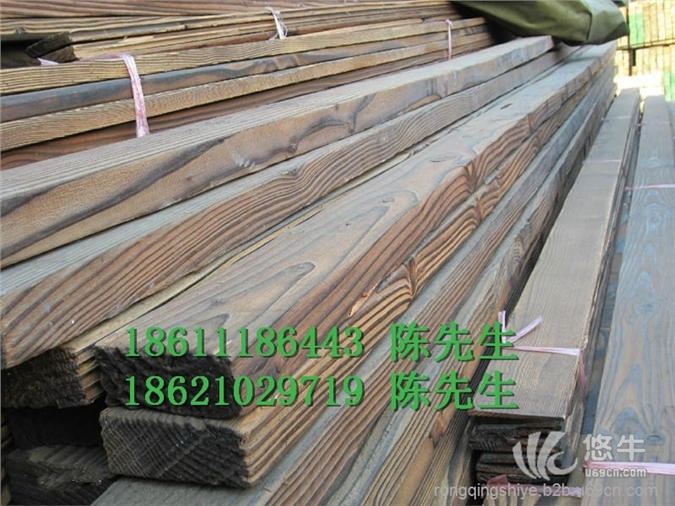 碳化木板材