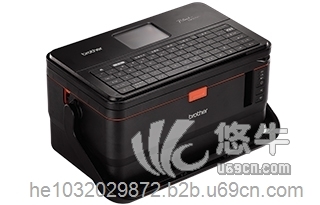 兄弟线号标签机PT-E850TKW连接电脑无线wifi桌面便携液晶显示键盘