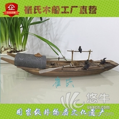 崔氏仿古木船模型