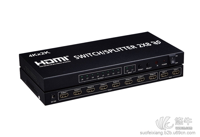HDMI分配器二分八