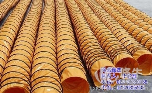 红色硅胶300度通风管图1