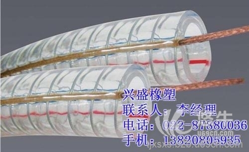 防静电耐油pvc钢丝管图1