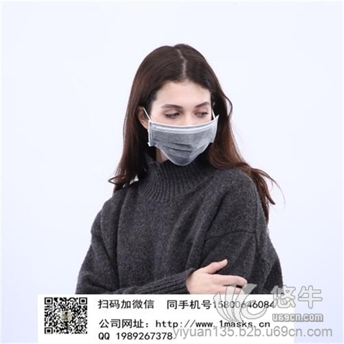 黑色口罩 时尚 个性 女图1