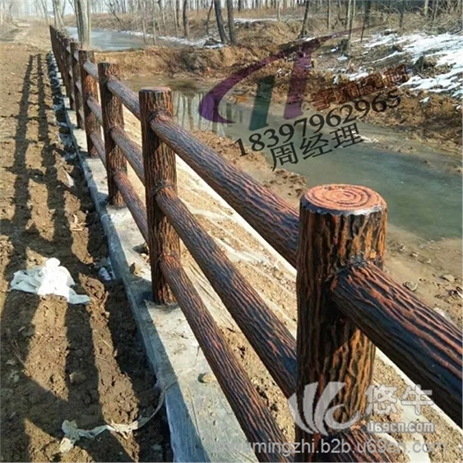 水泥护栏防树皮