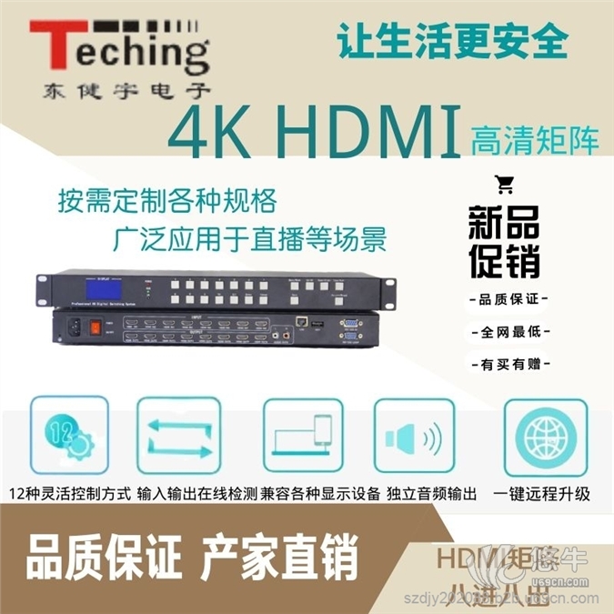 HDMI8进8出矩阵